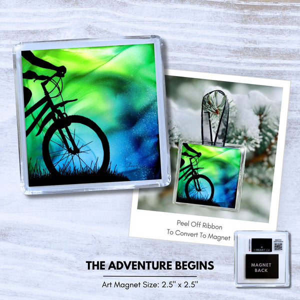 The Adventure Begins 2-In-1 Ornament & Magnet - Wholesale