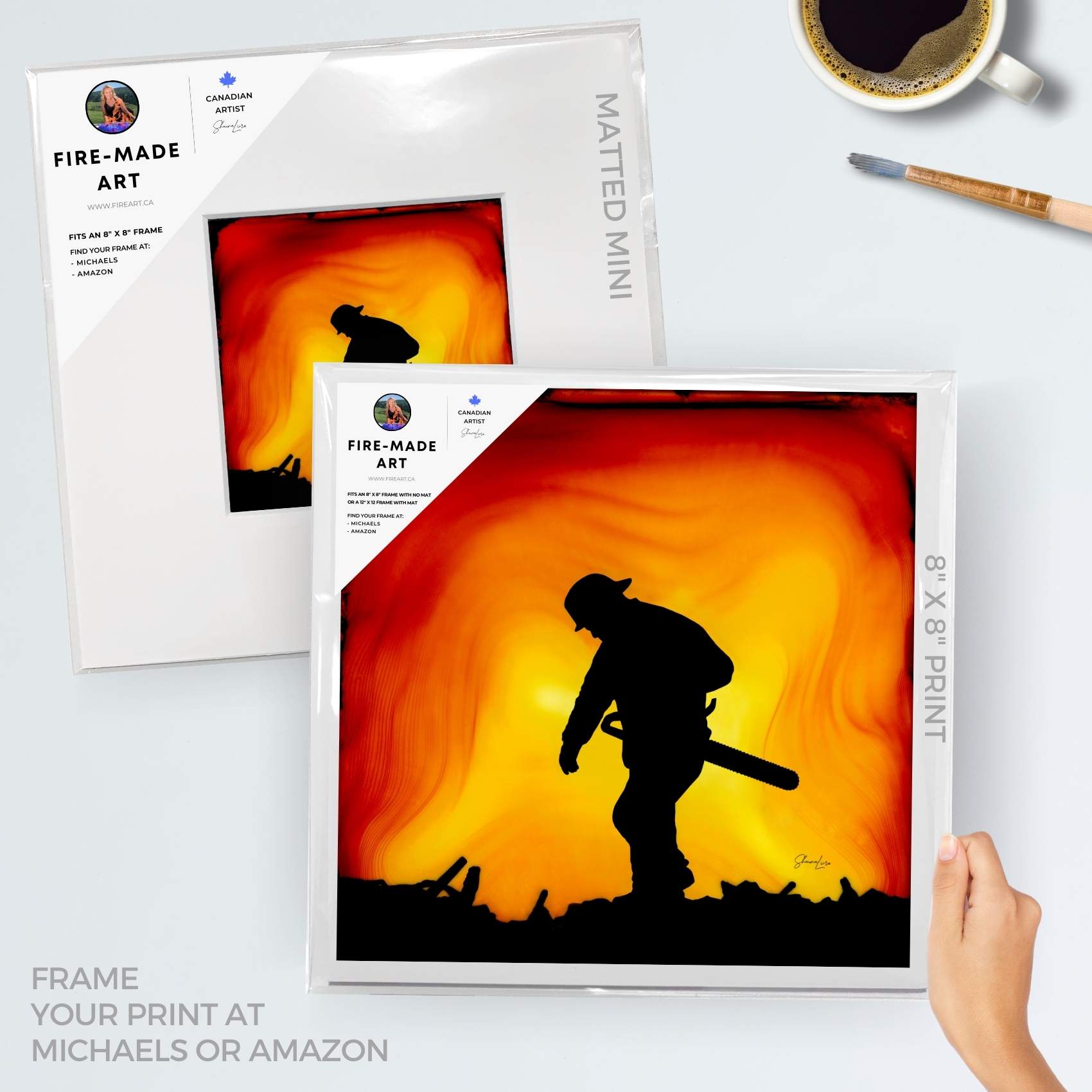The Aftermath - Fire Made Art Print