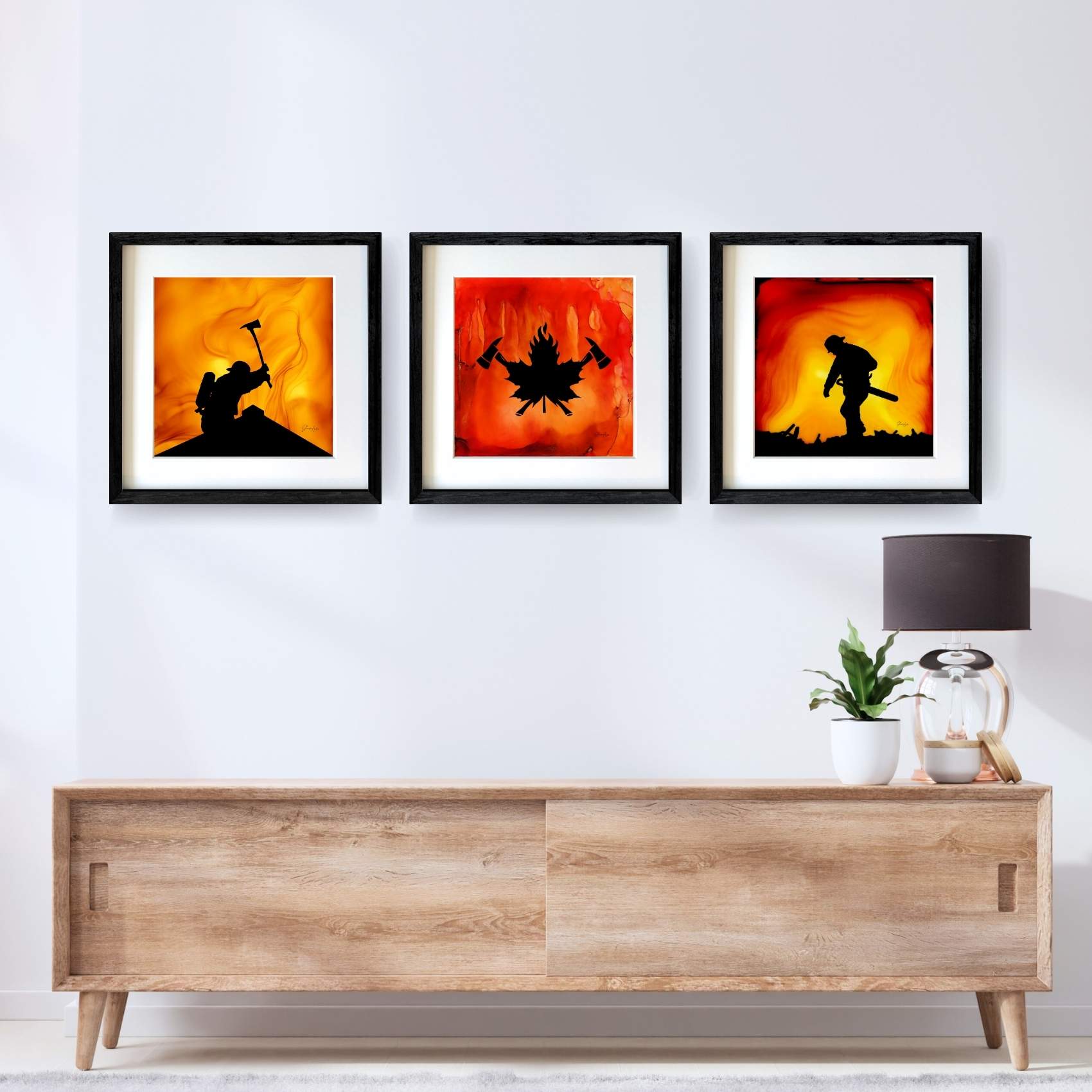 The Aftermath - Fire Made Art Print
