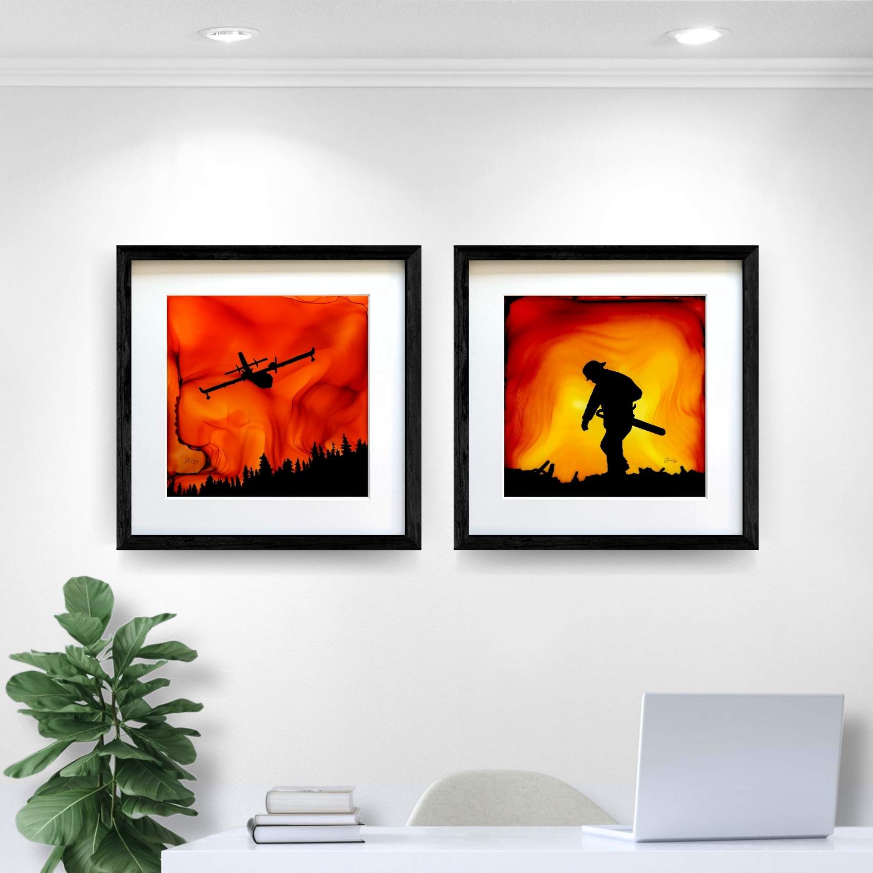 The Aftermath - Fire Made Art Print