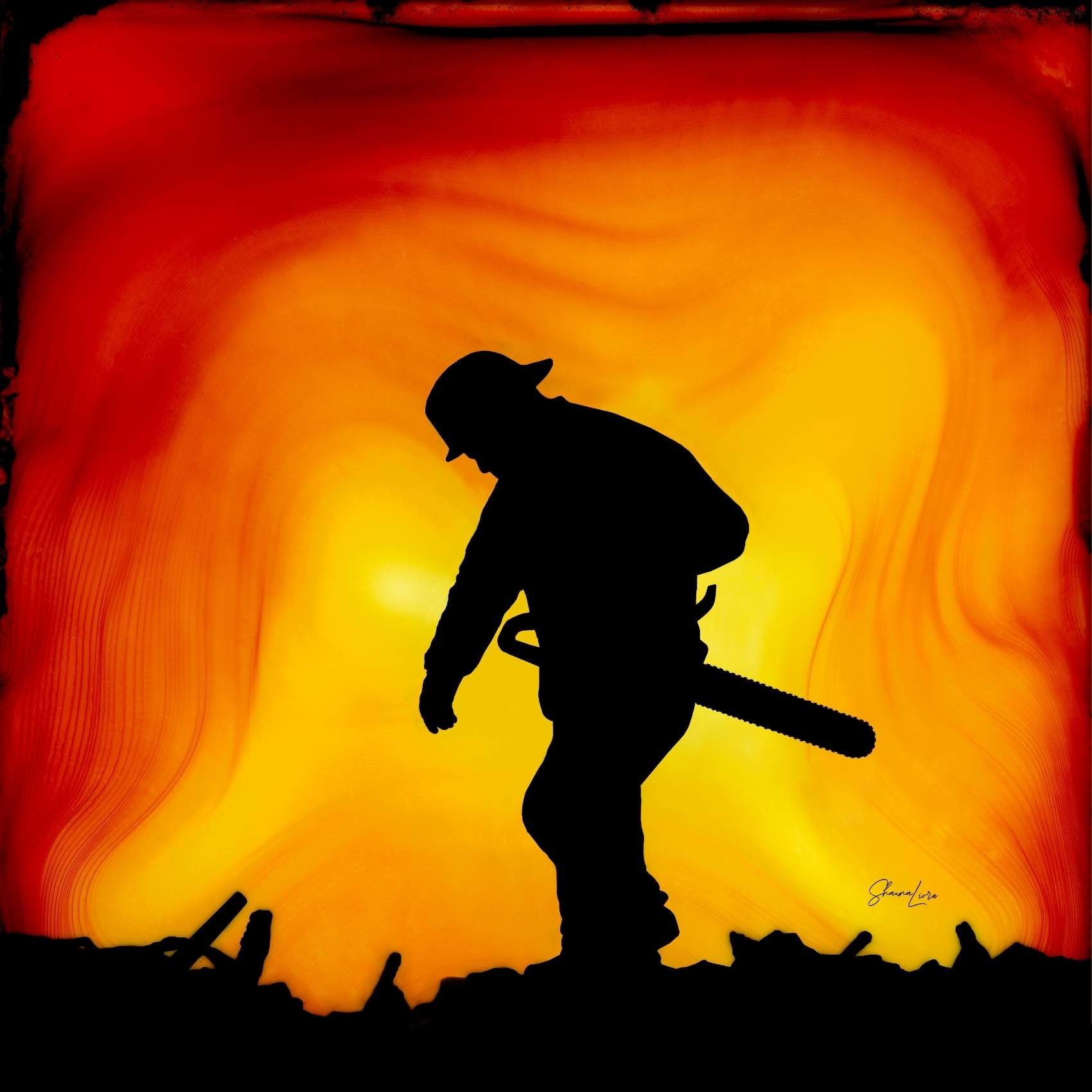 The Aftermath - Fire Made Art Print