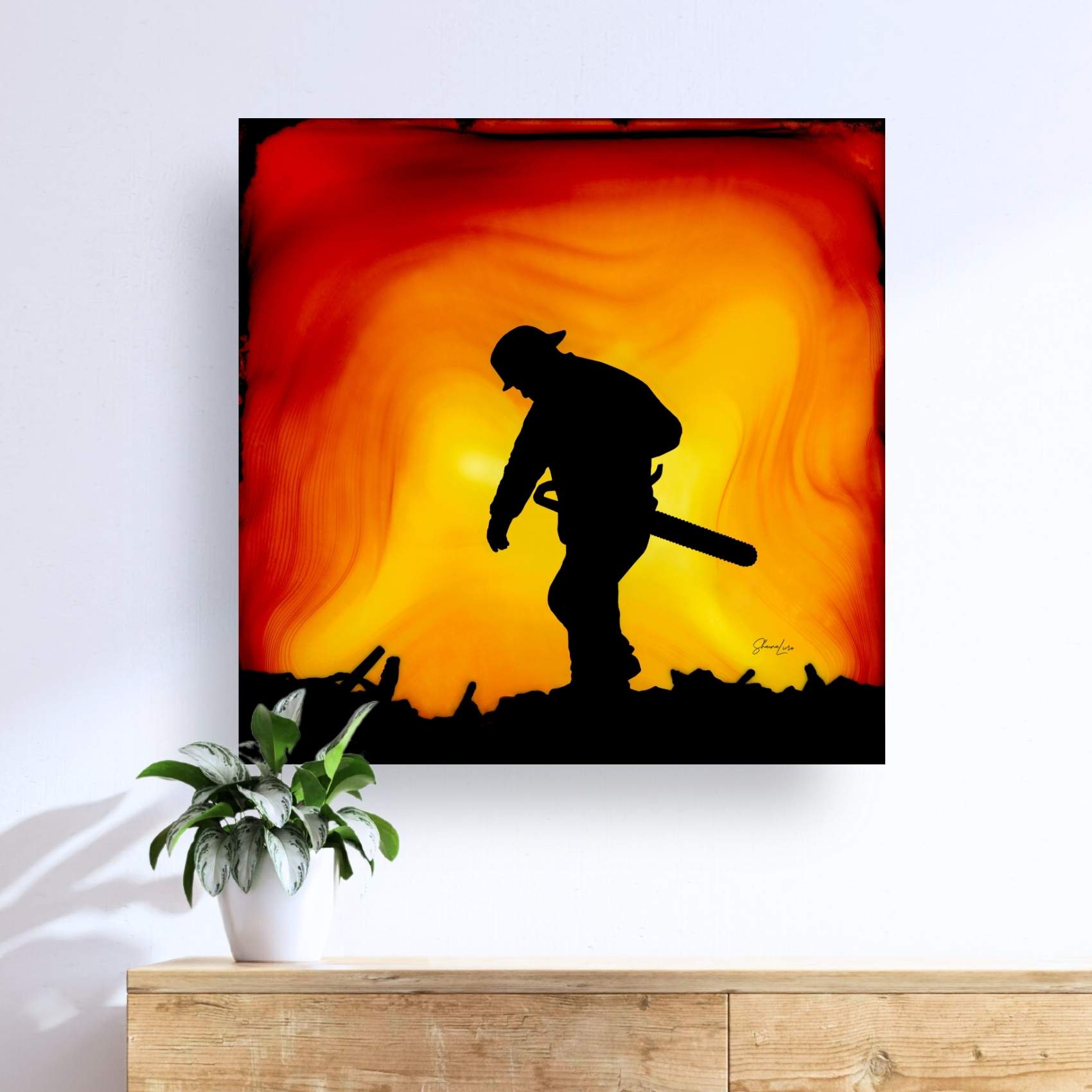 The Aftermath - Fire Made Art Print