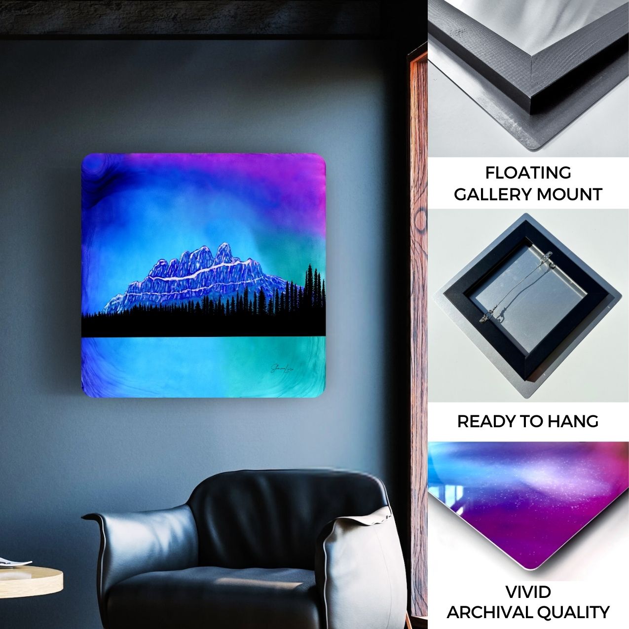 The Enchanted Castle - Banff National Park - Fire Art Print