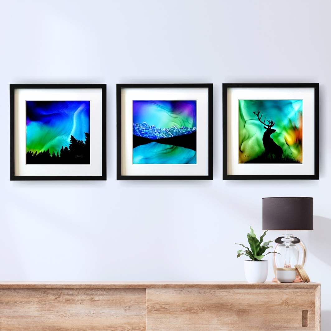 The Magic Of Moraine - Banff National Park - Fire Art Print