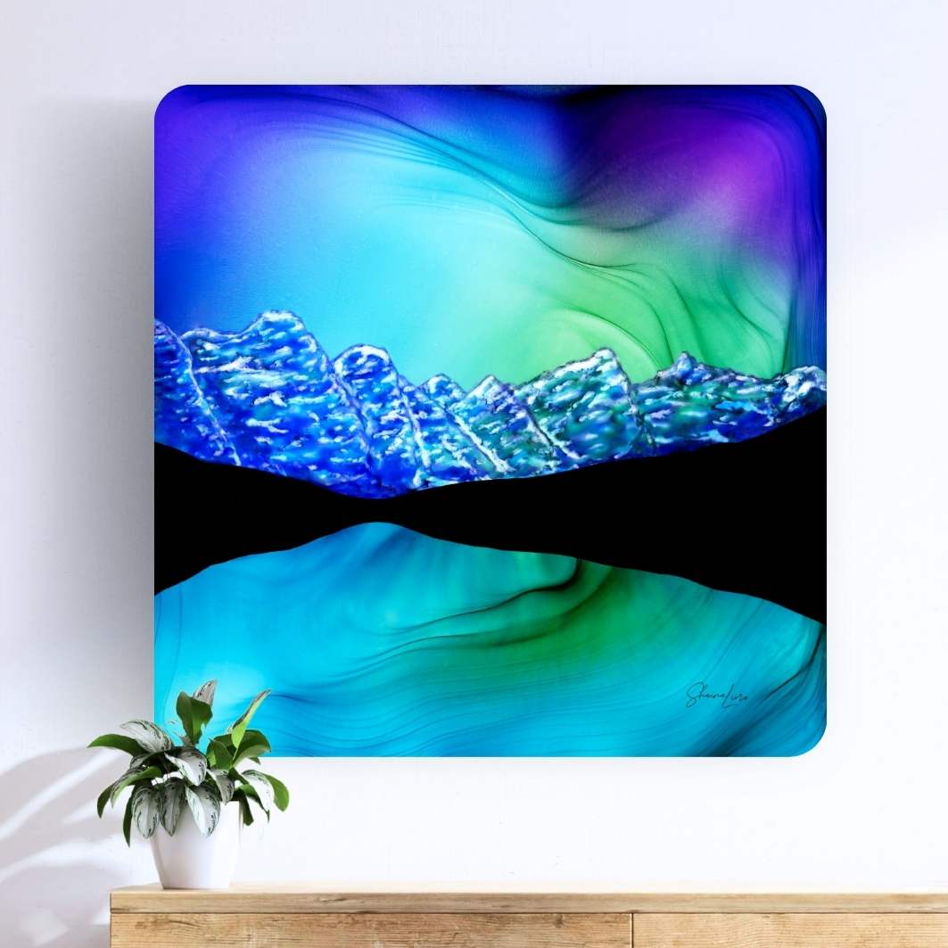 The Magic Of Moraine - Banff National Park - Fire Art Print