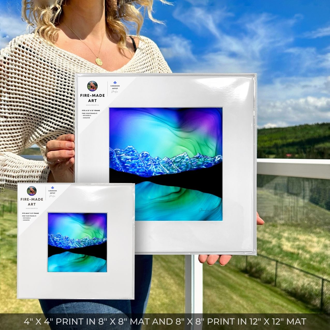 The Magic Of Moraine - Banff National Park - Fire Art Print
