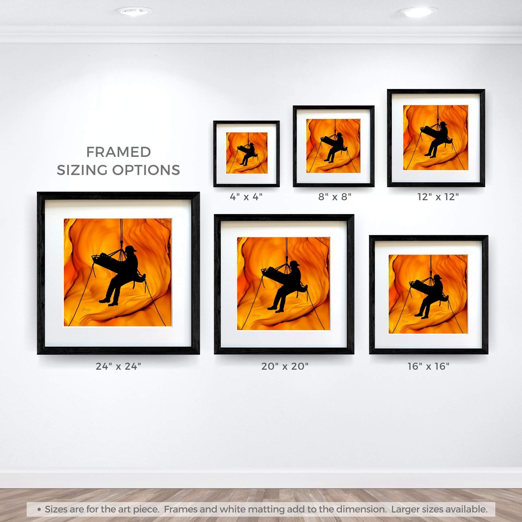 The Rescue - Fire Made Art Print