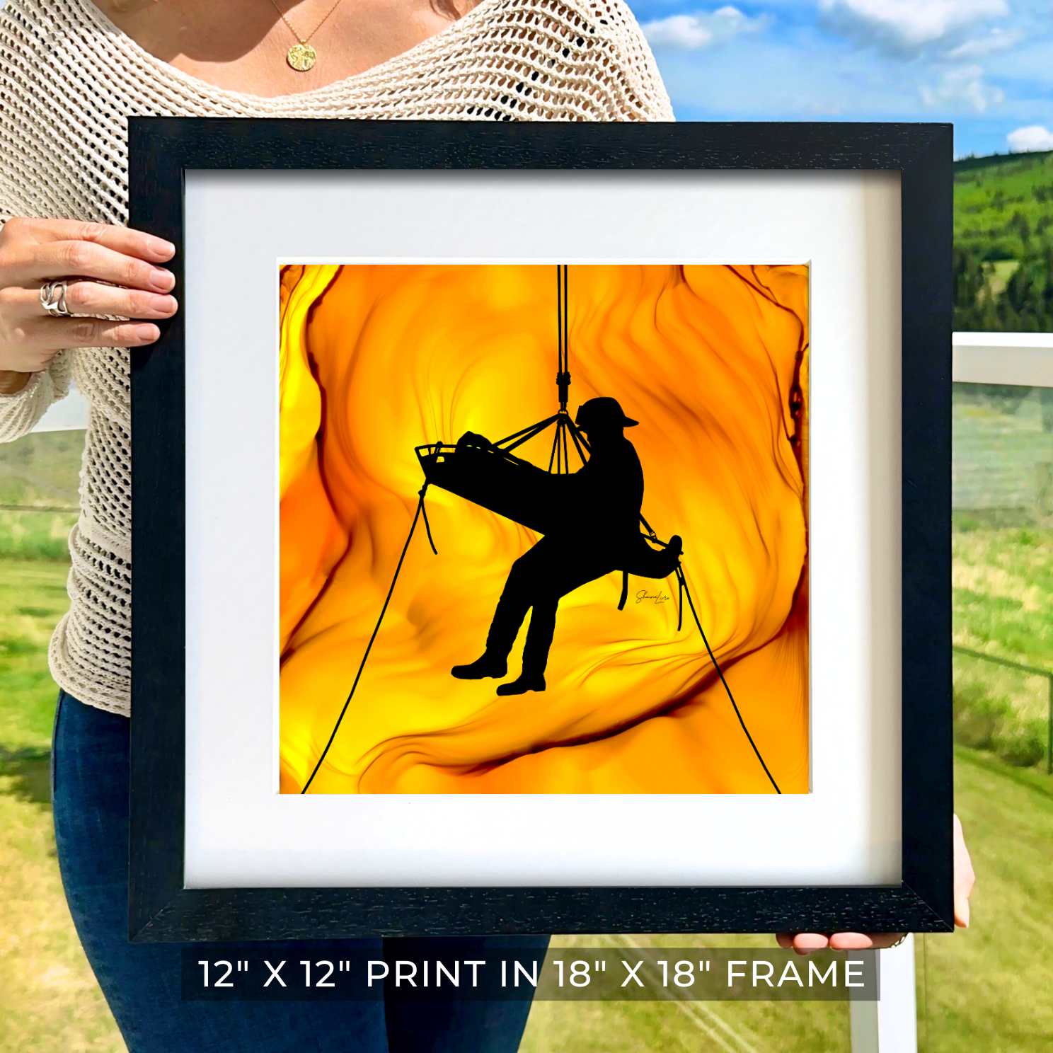 The Rescue - Fire Art Print