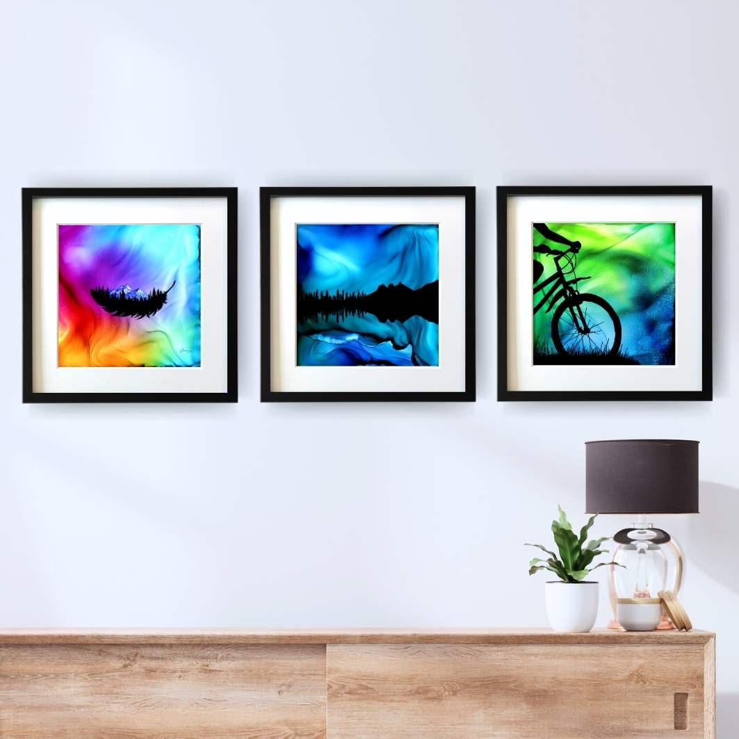 Three Sisters Whispers - Fire Art Print