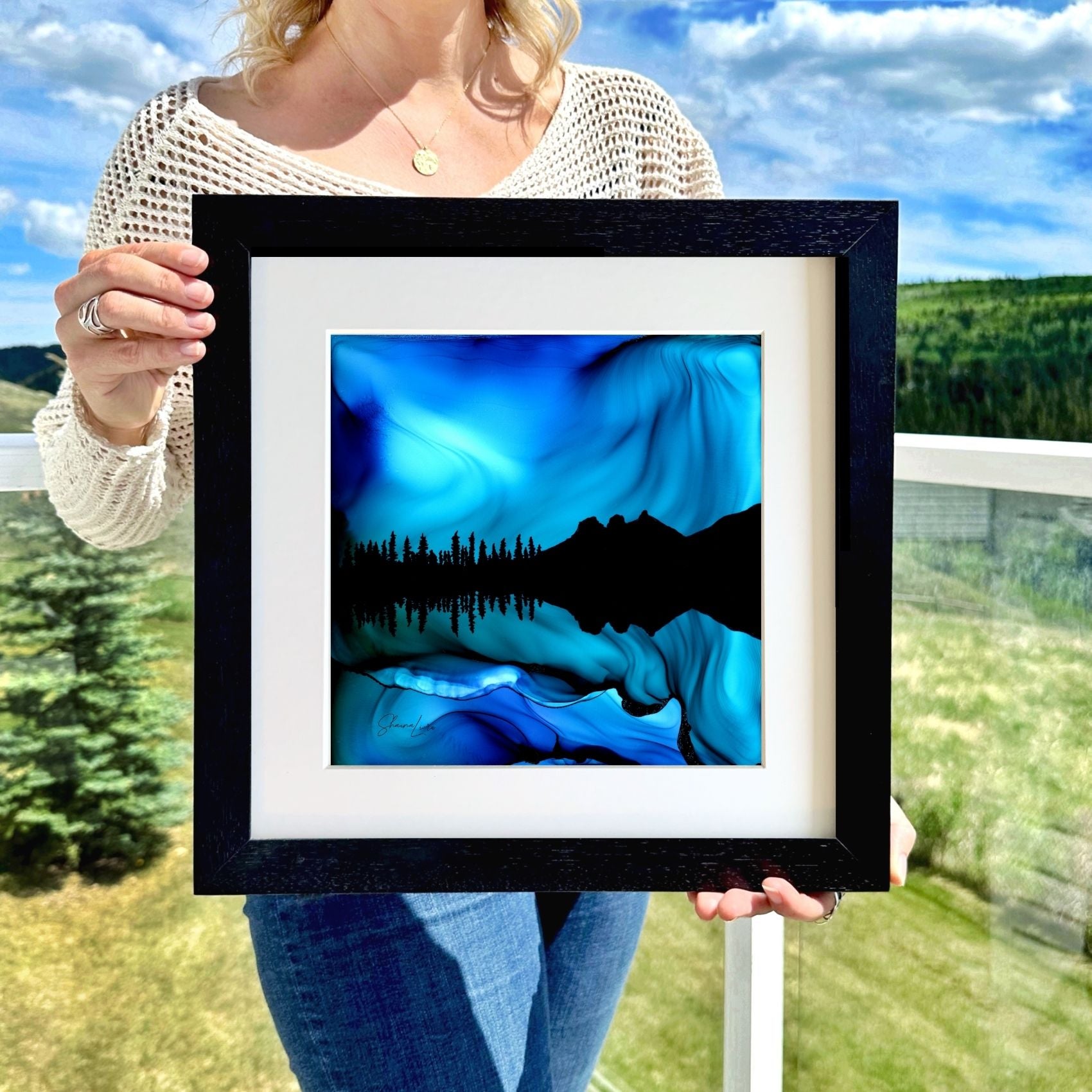 Three Sisters Whispers - Fire Made Art Print