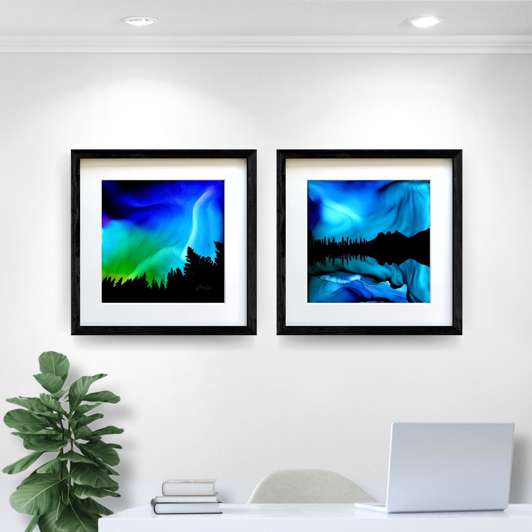 Three Sisters Whispers - Fire Made Art Print