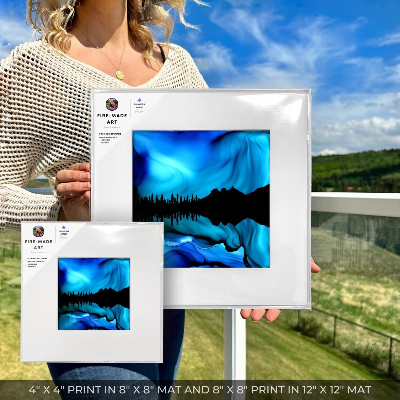 Three Sisters Whispers - Fire Art Print