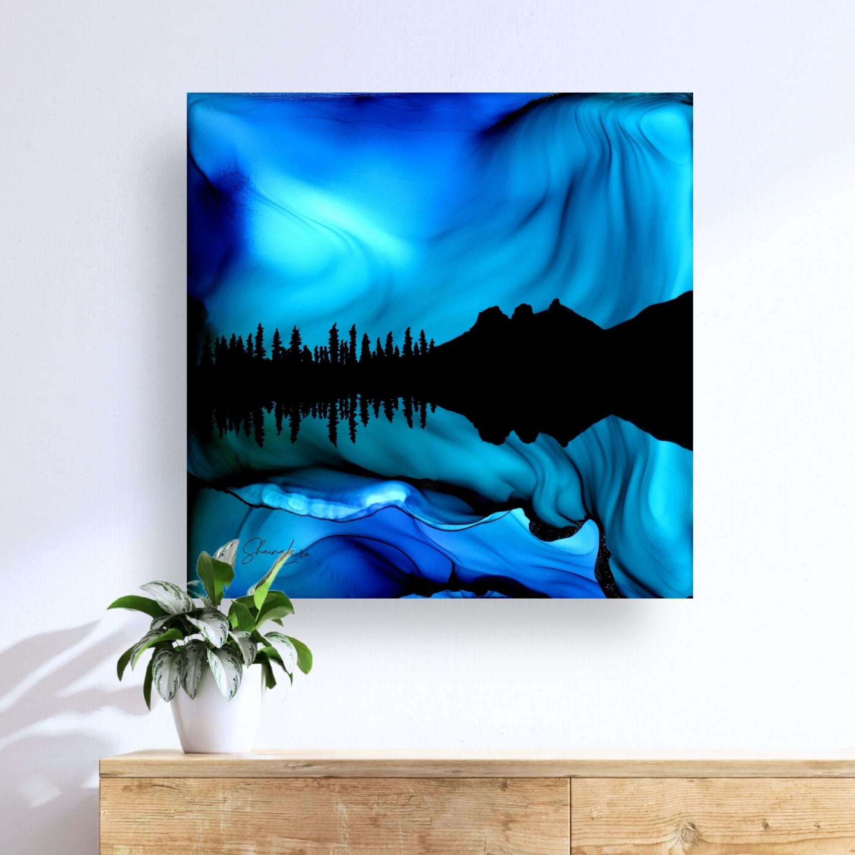 Three Sisters Whispers - Fire Made Art Print