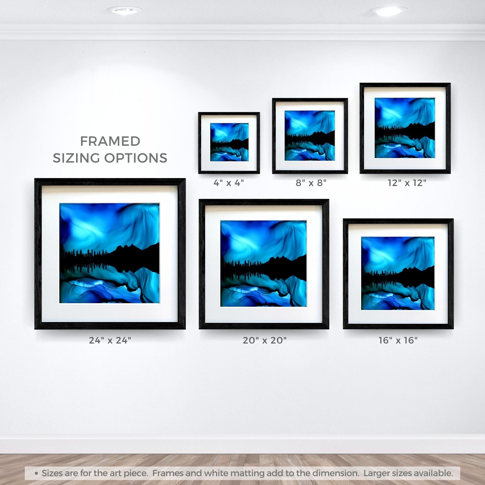 Three Sisters Whispers - Fire Made Art Print