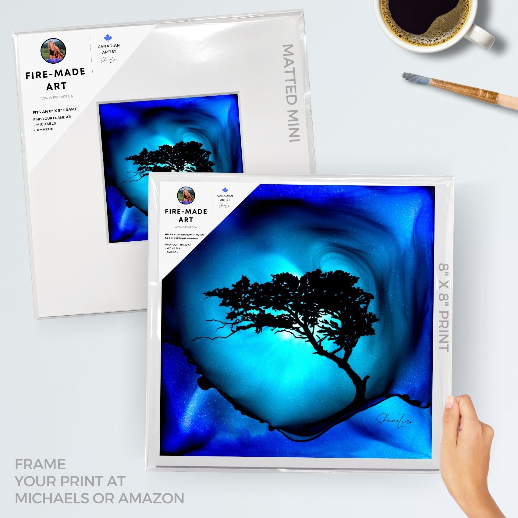 Tree of Life - Fire Made Art Print