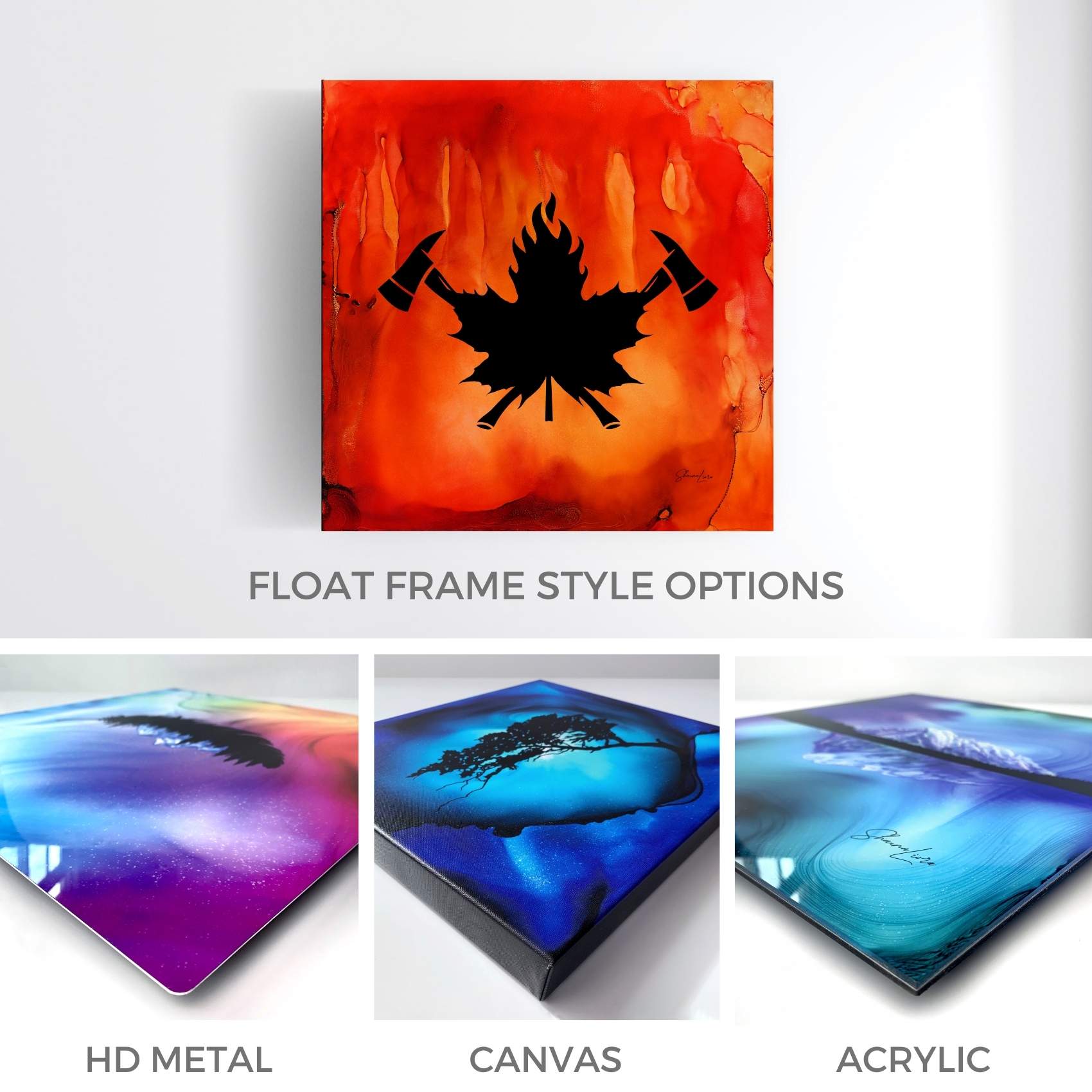 True North Courage - Fire Made Art Print