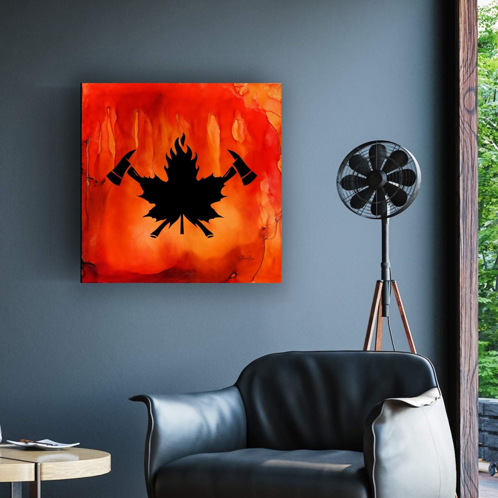 True North Courage - Fire Made Art Print