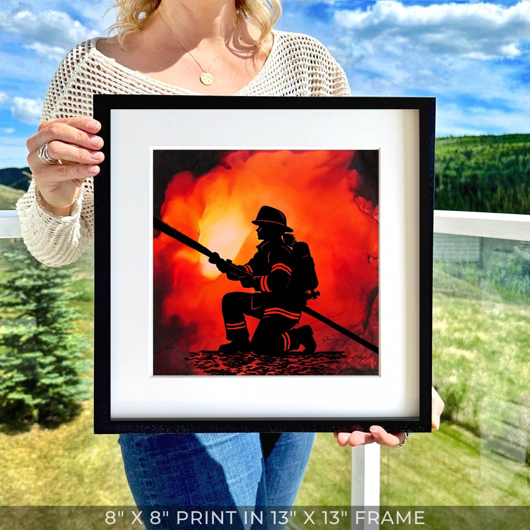 Unshaken - Fire Art Print