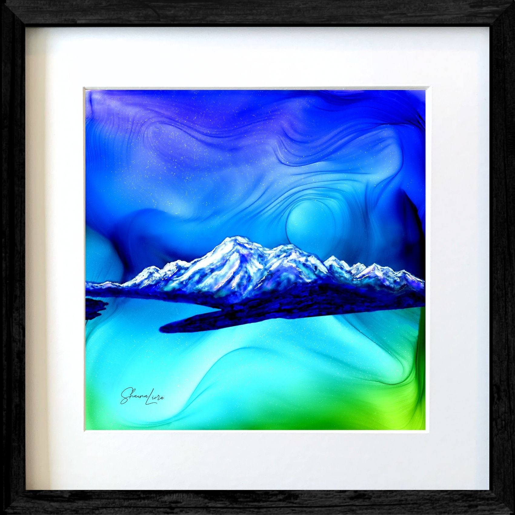 Vimy Peak - Waterton National Park - Fire Made Art Print