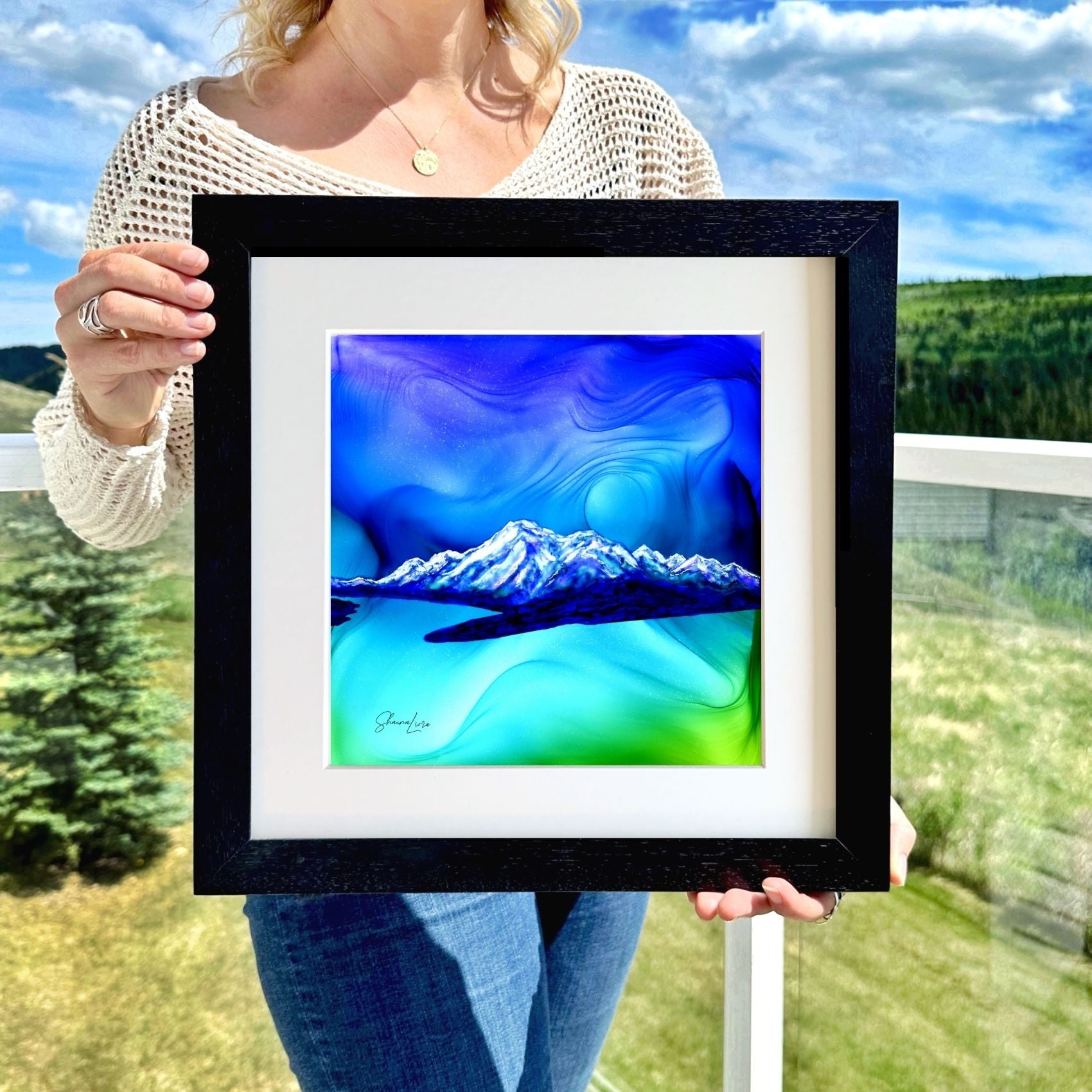 Vimy Peak - Waterton National Park - Fire Made Art Print