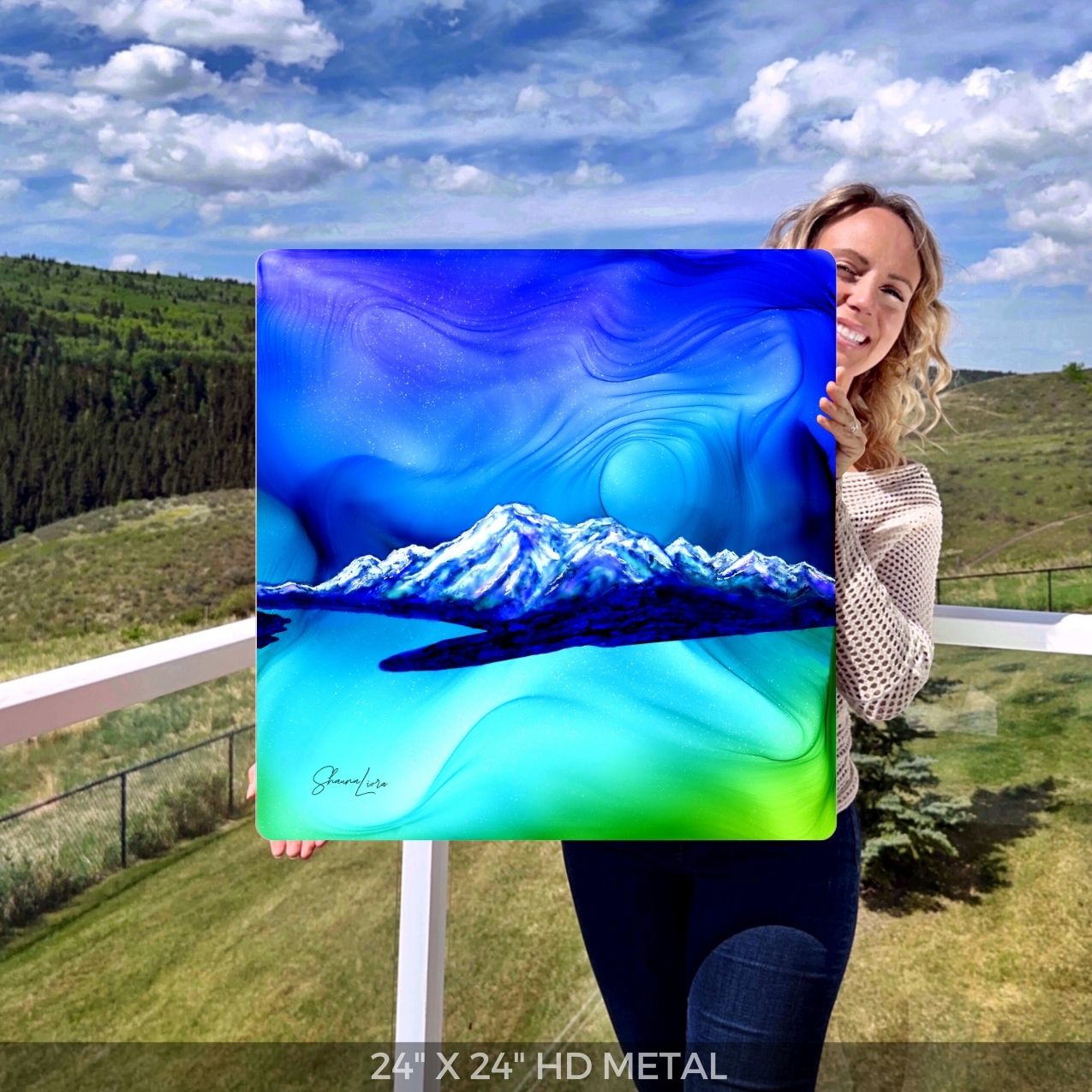 Vimy Peak - Waterton National Park - Fire Art Print