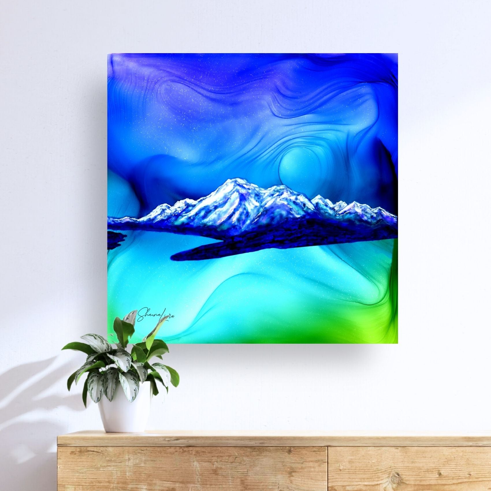Vimy Peak - Waterton National Park - Fire Made Art Print