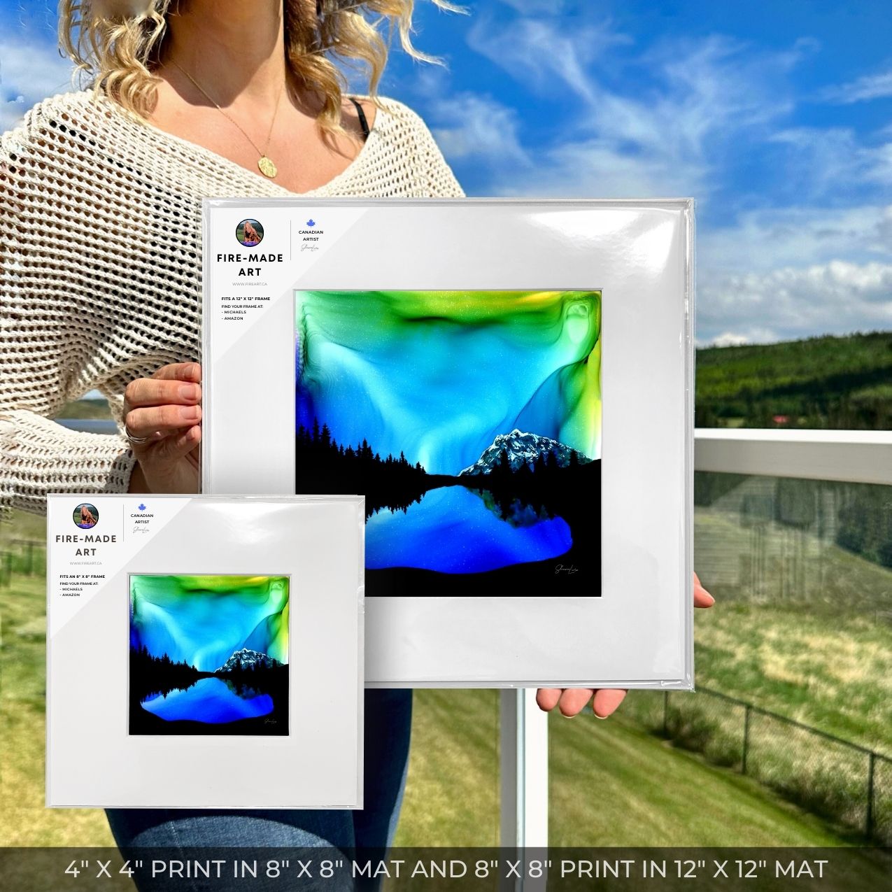 Wandering Reflections - Fire Art Print