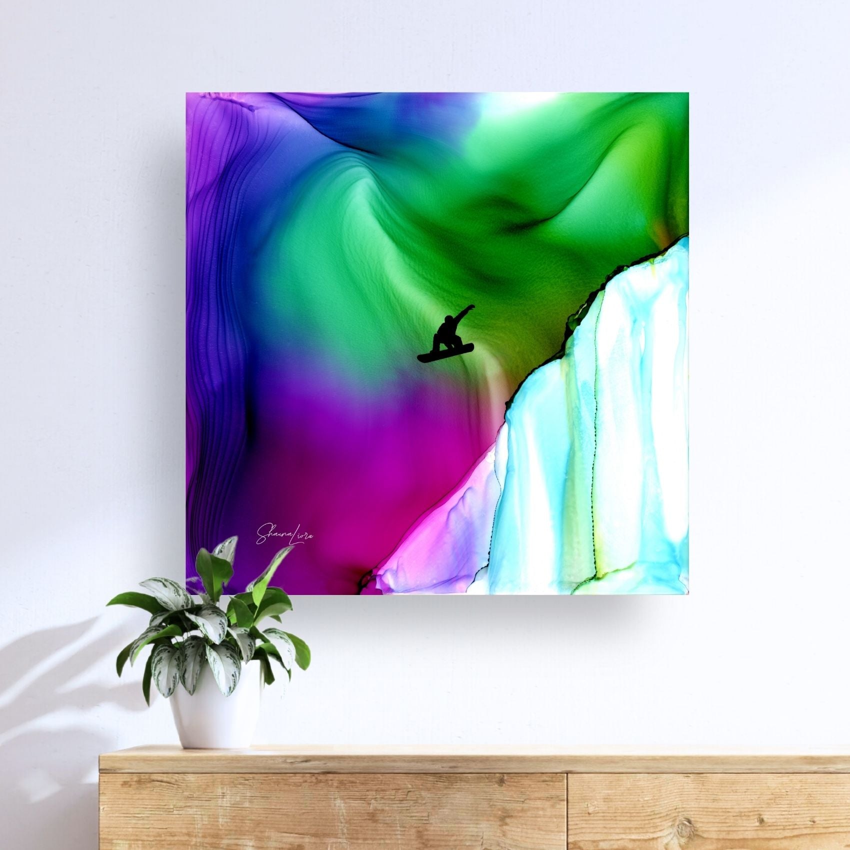 Weightless - Fire Made Art Print