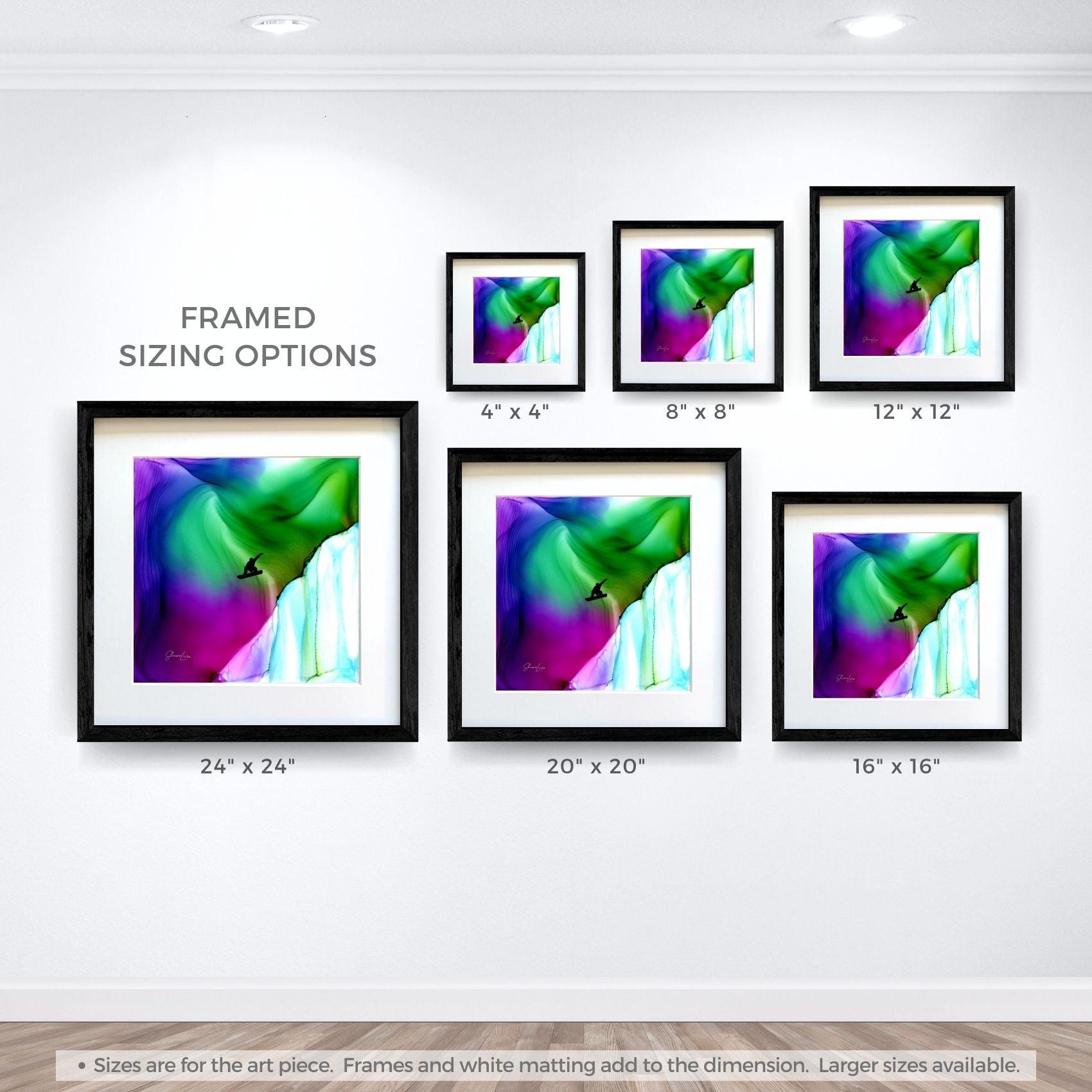 Weightless - Fire Made Art Print