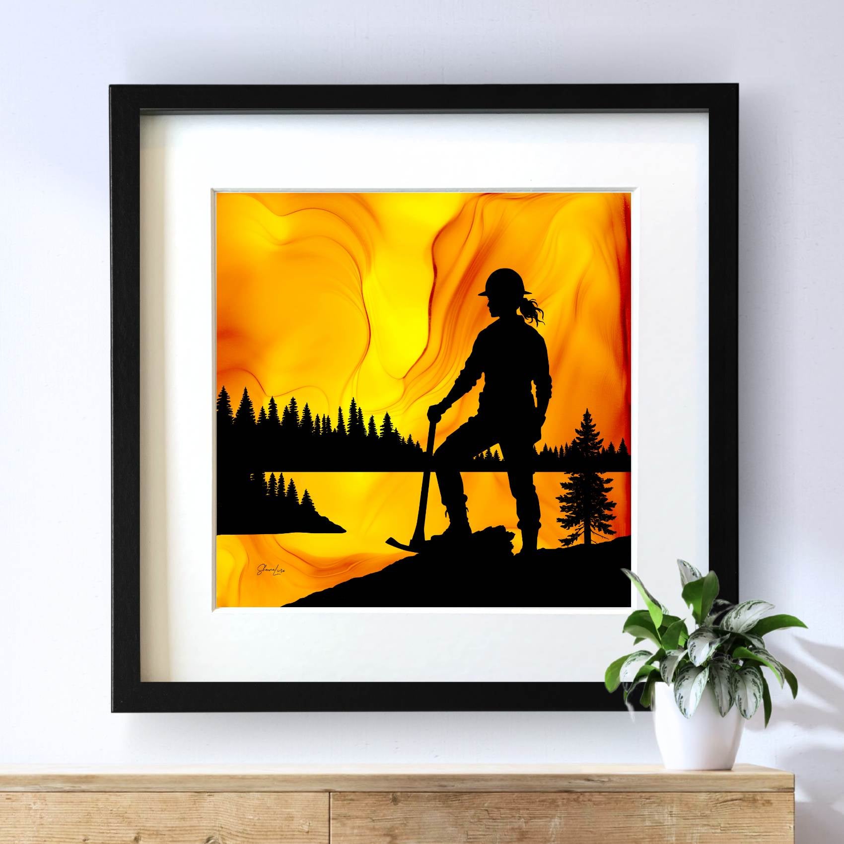Wildland Warrior - Fire Art Print