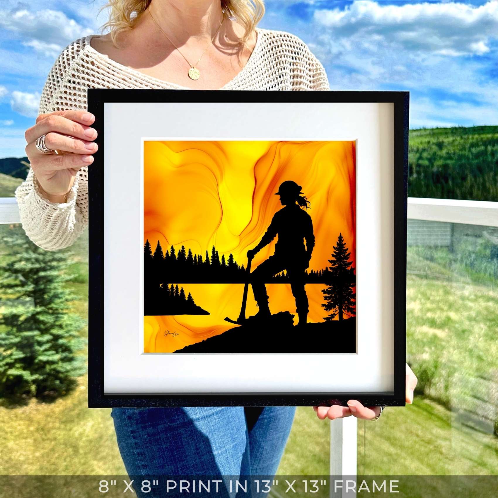 Wildland Warrior - Fire Art Print