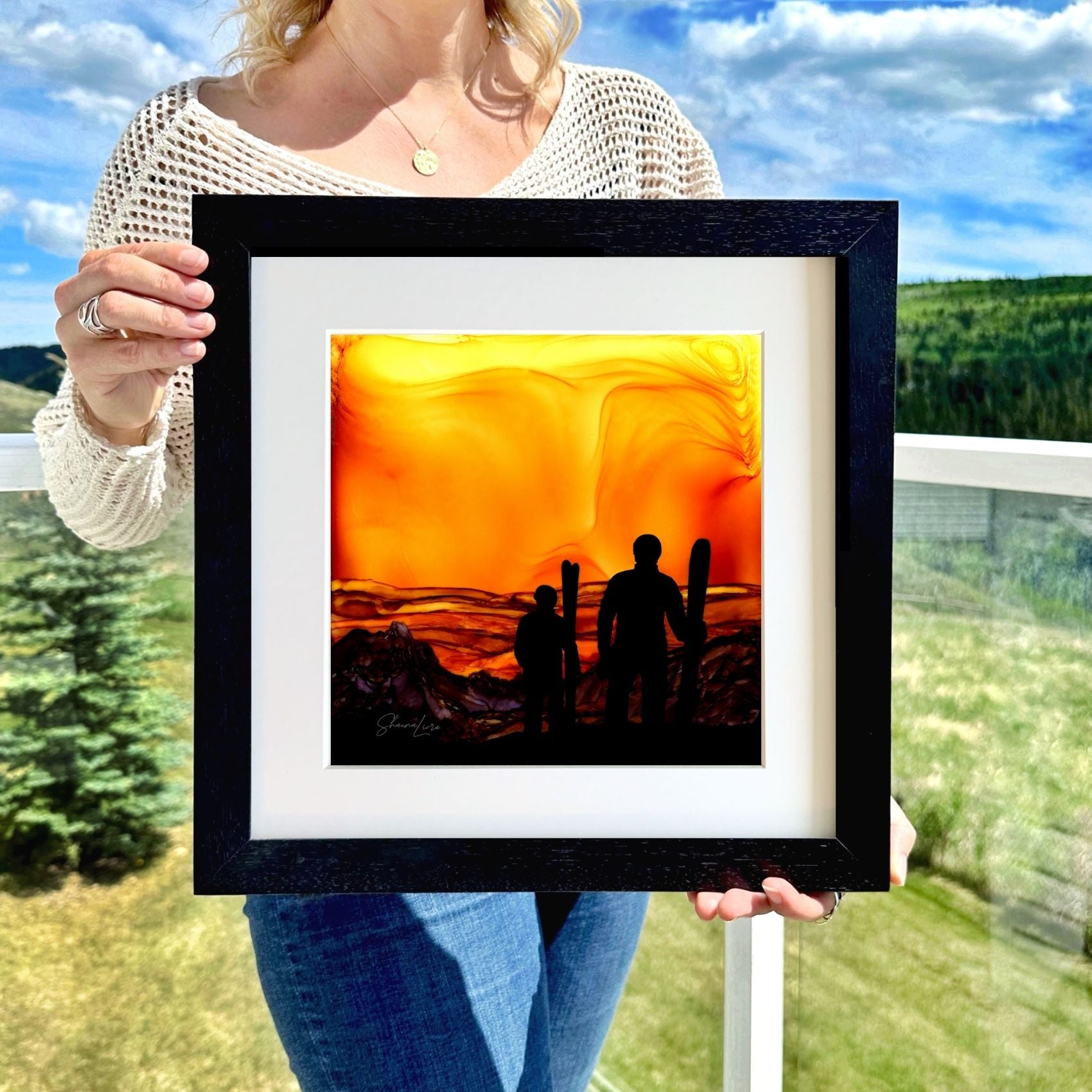 With Morning Comes Adventure - Fire Made Art Print