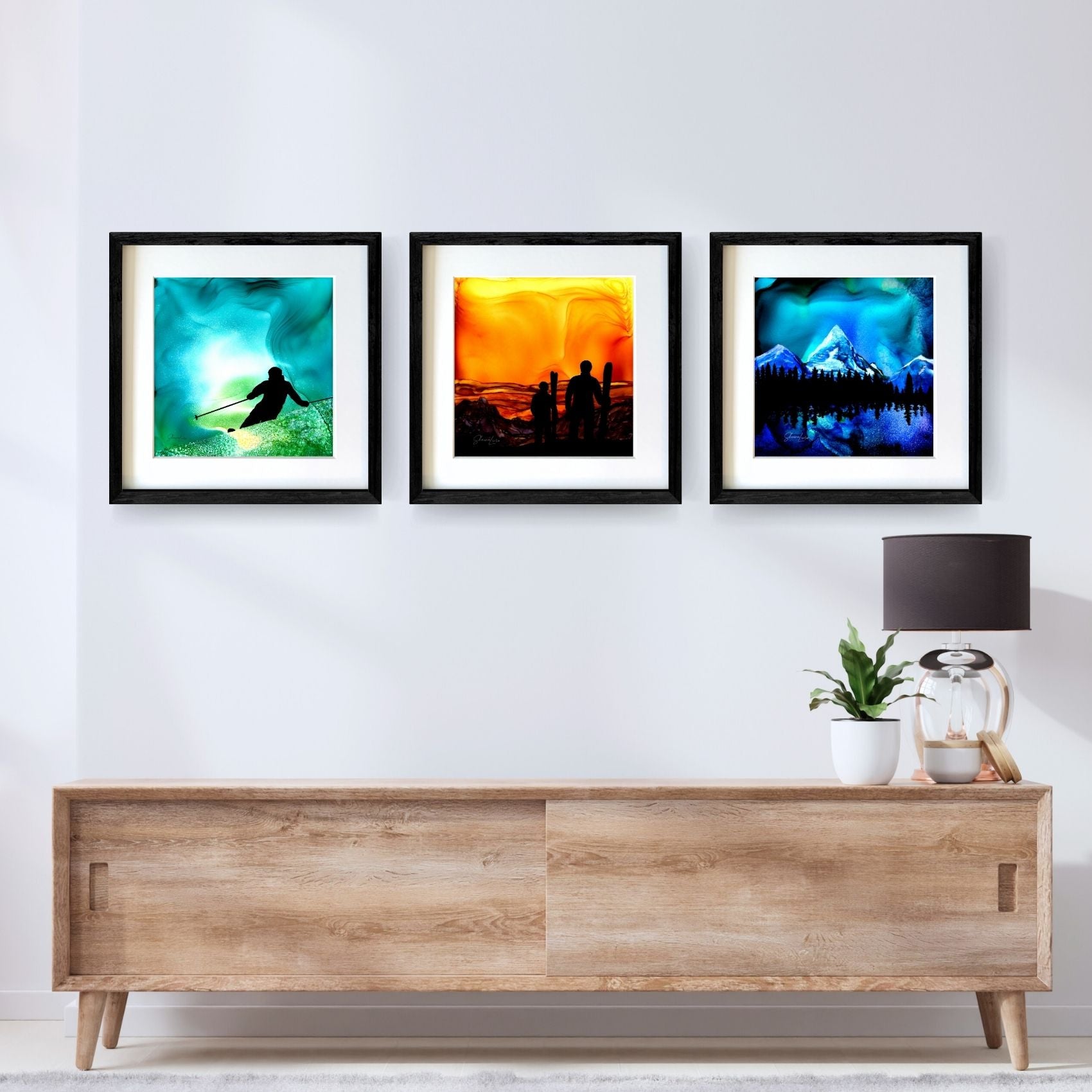 With Morning Comes Adventure - Fire Made Art Print