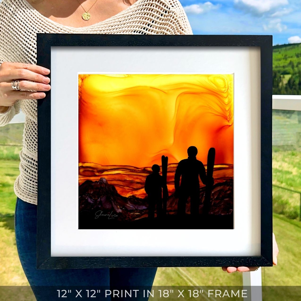 With Morning Comes Adventure - Fire Art Print
