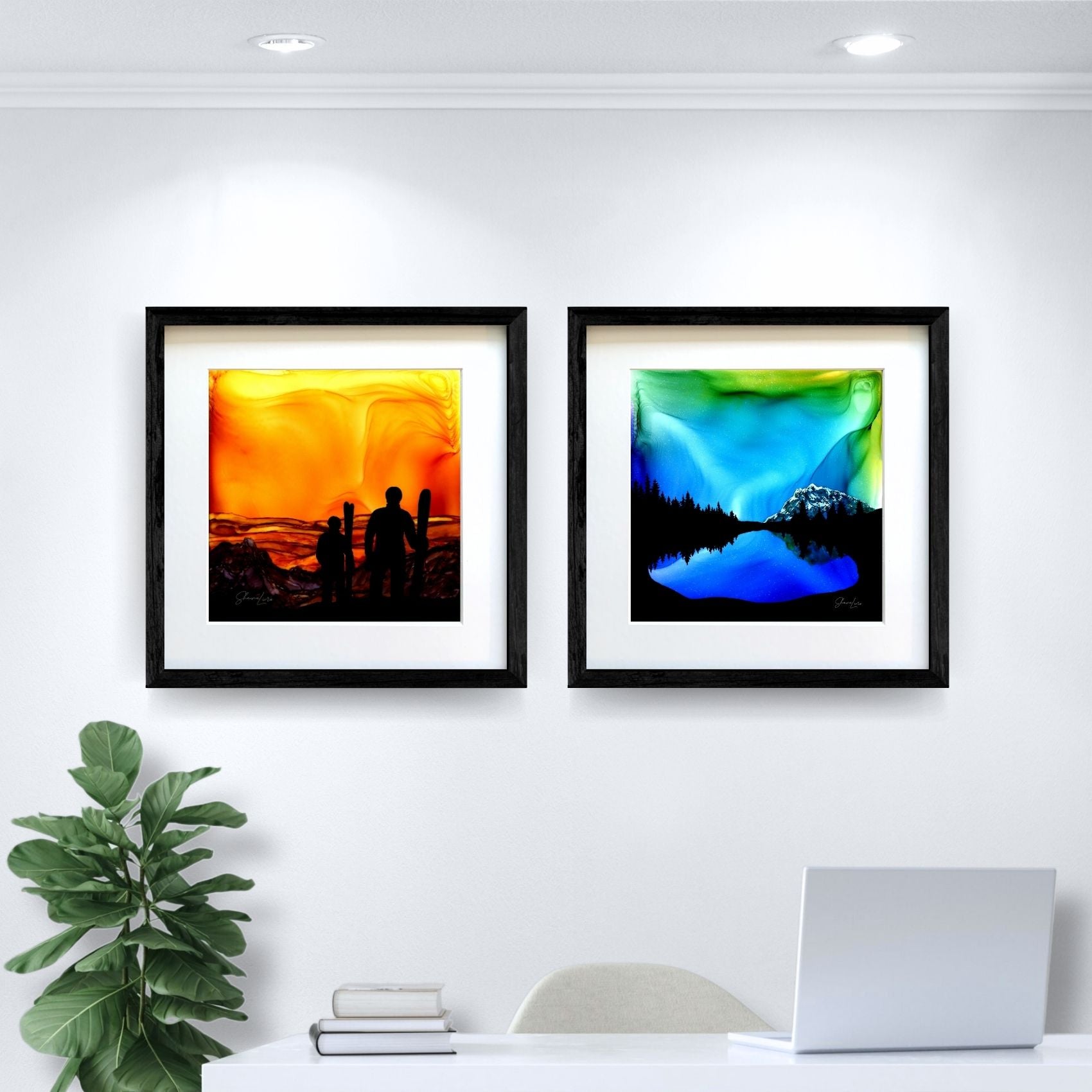 With Morning Comes Adventure - Fire Made Art Print