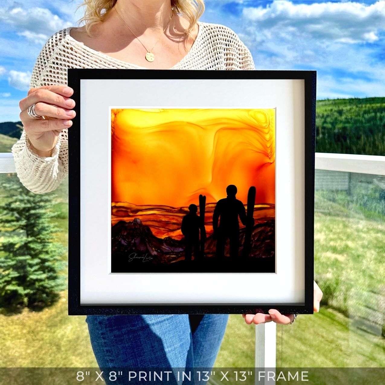 With Morning Comes Adventure - Fire Art Print