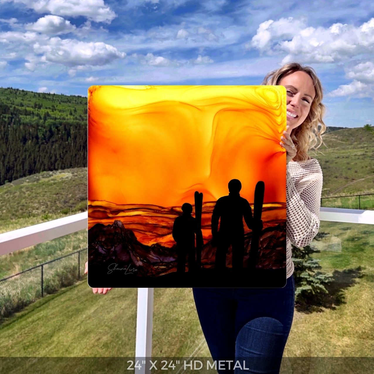 With Morning Comes Adventure - Fire Art Print