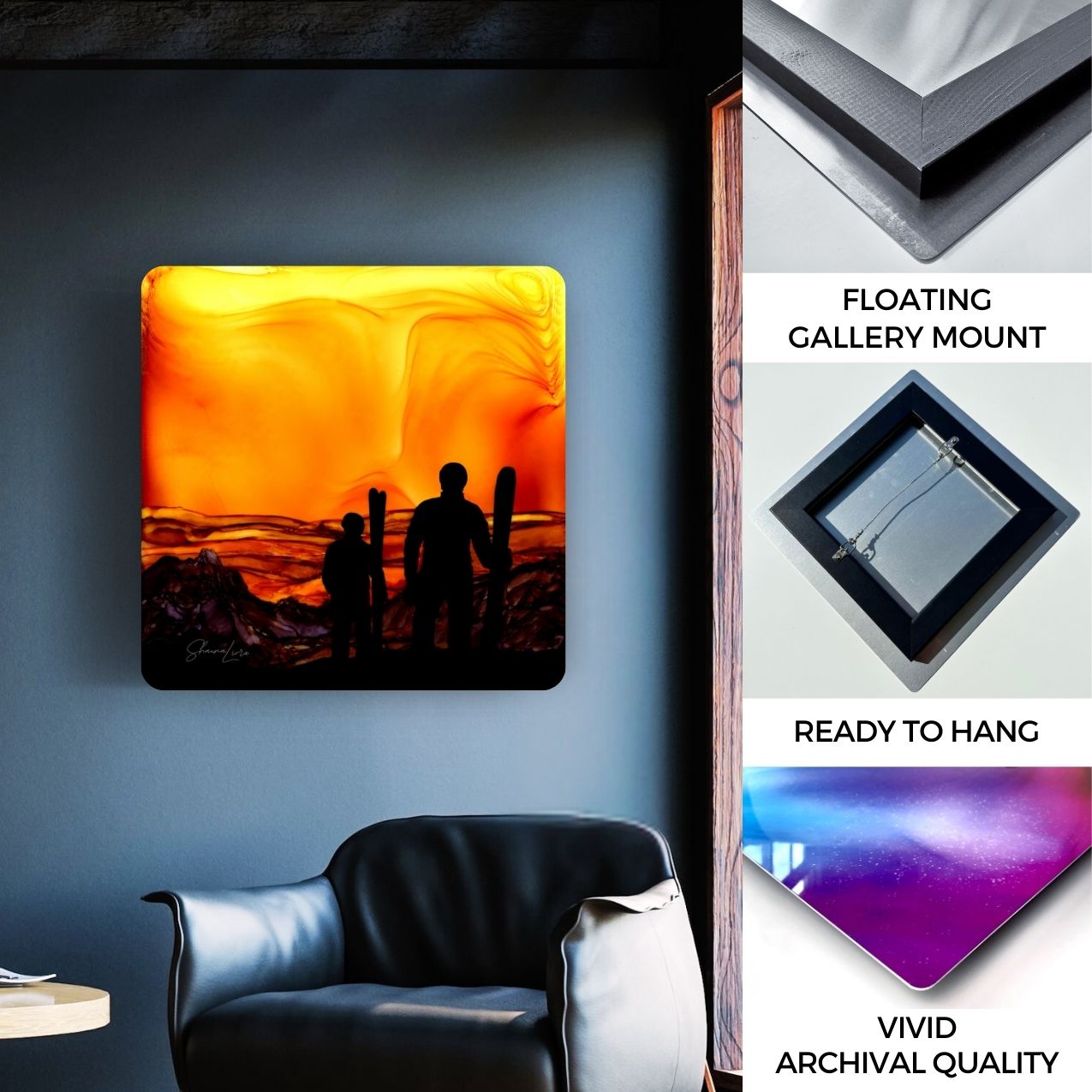 With Morning Comes Adventure - Fire Art Print
