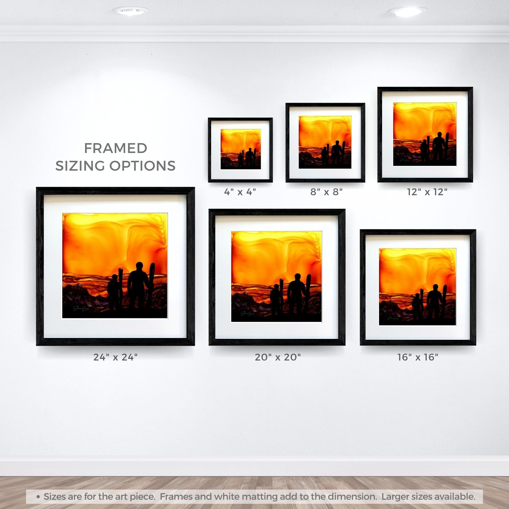 With Morning Comes Adventure - Fire Made Art Print