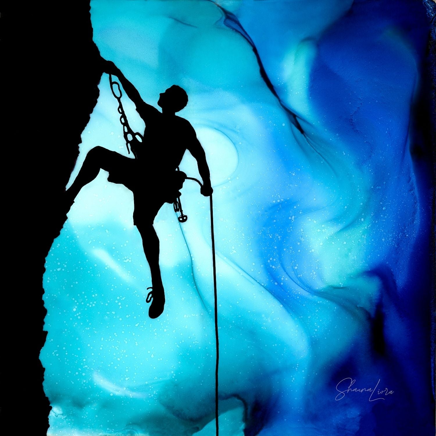 ClimbOn-FireMadeArtByShaunaLiora