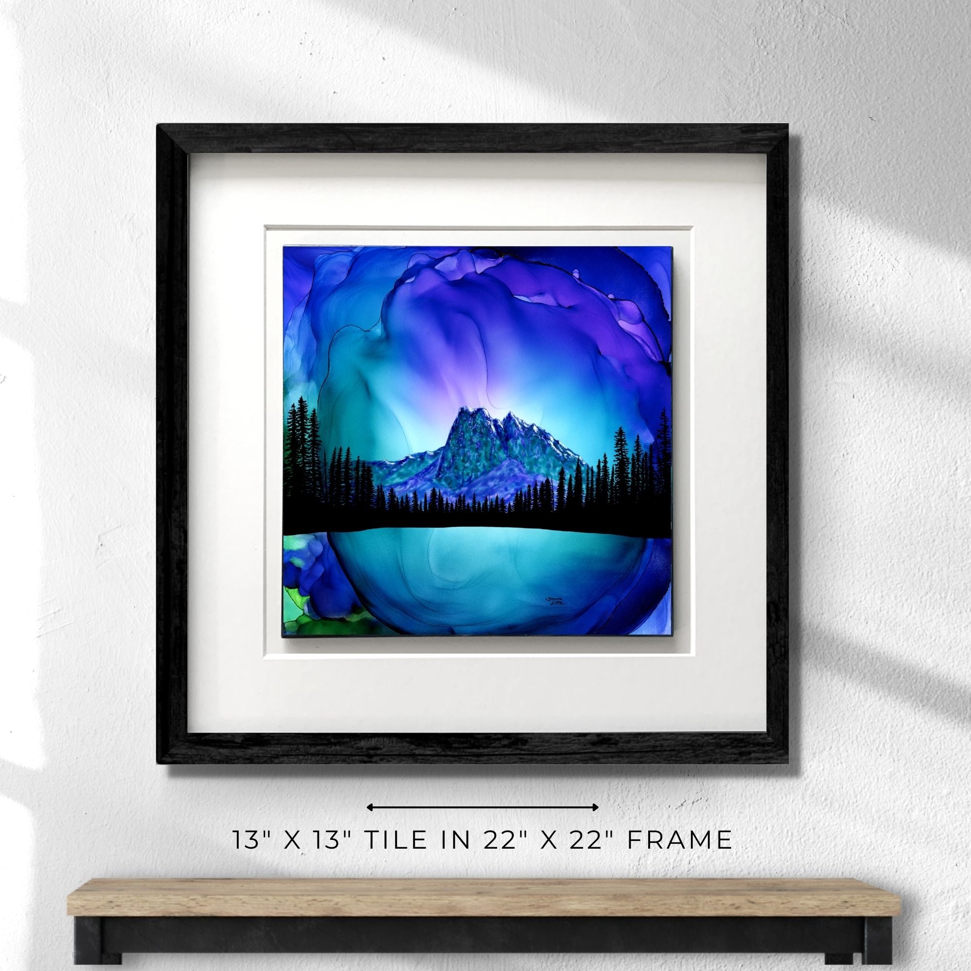 Emeralds Radiance - Fire Made Art By Shauna Liora