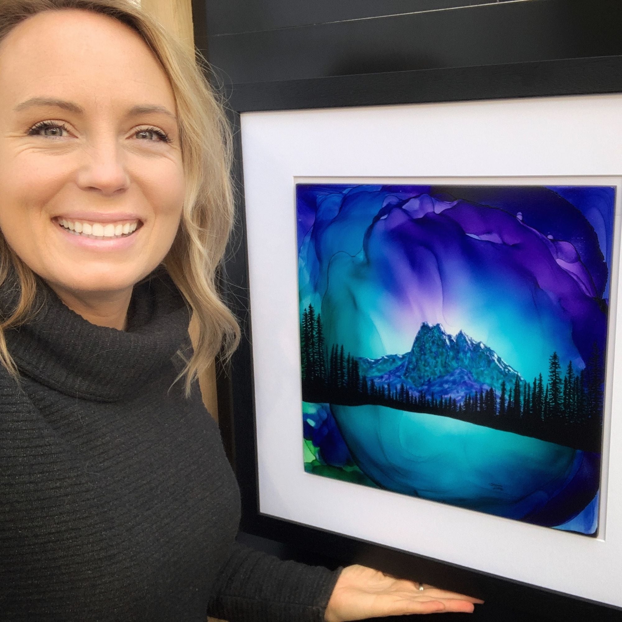 Emeralds Radiance - Fire Made Art By Shauna Liora