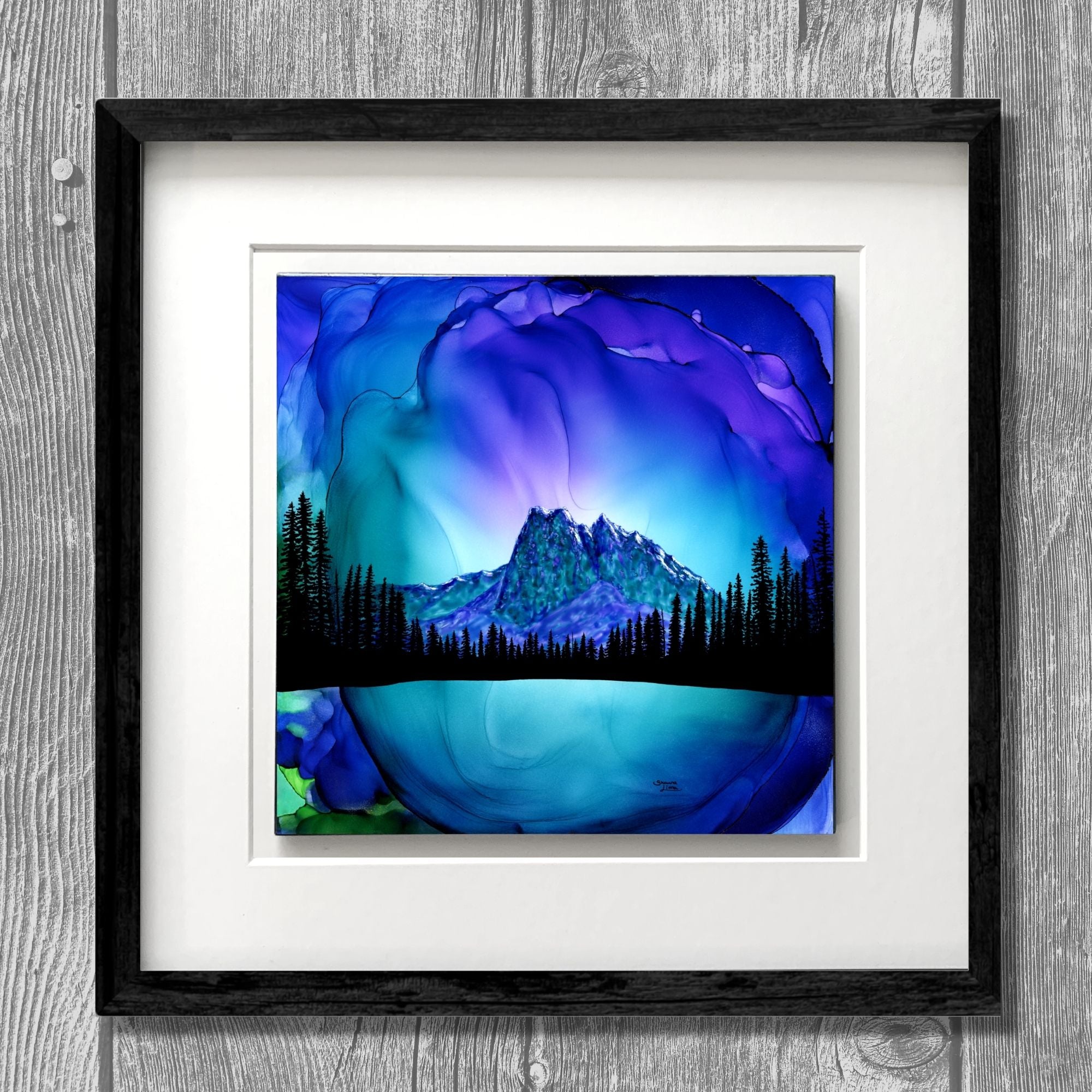 Emeralds Radiance - Fire Made Art By Shauna Liora