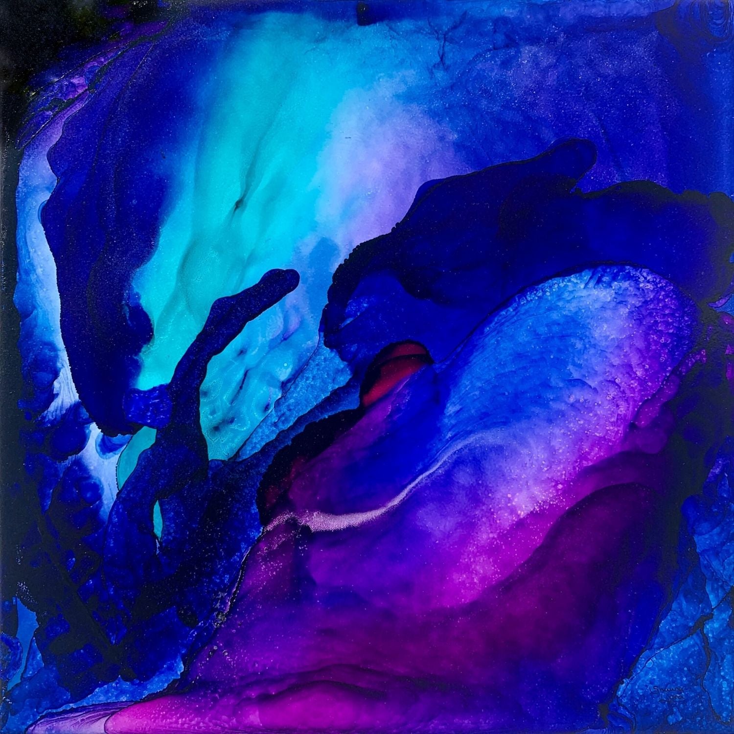 Galaxies Of Freedom - Fire Made Art By Shauna Liora