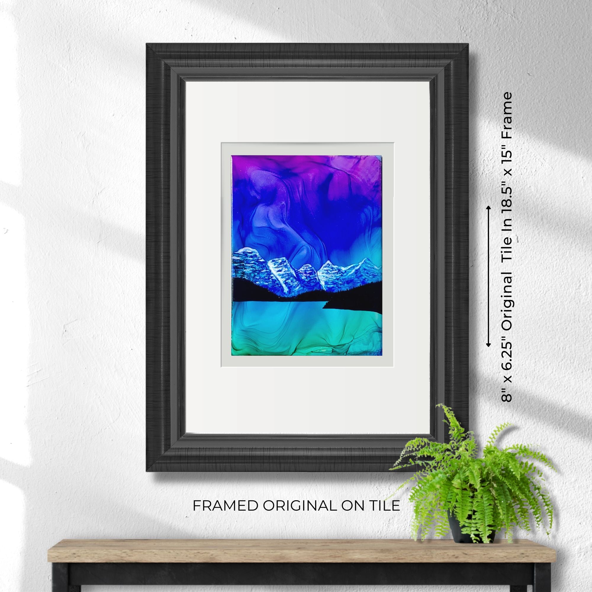 Glory Of Morraine Lake - Original - 15" x 19" Framed