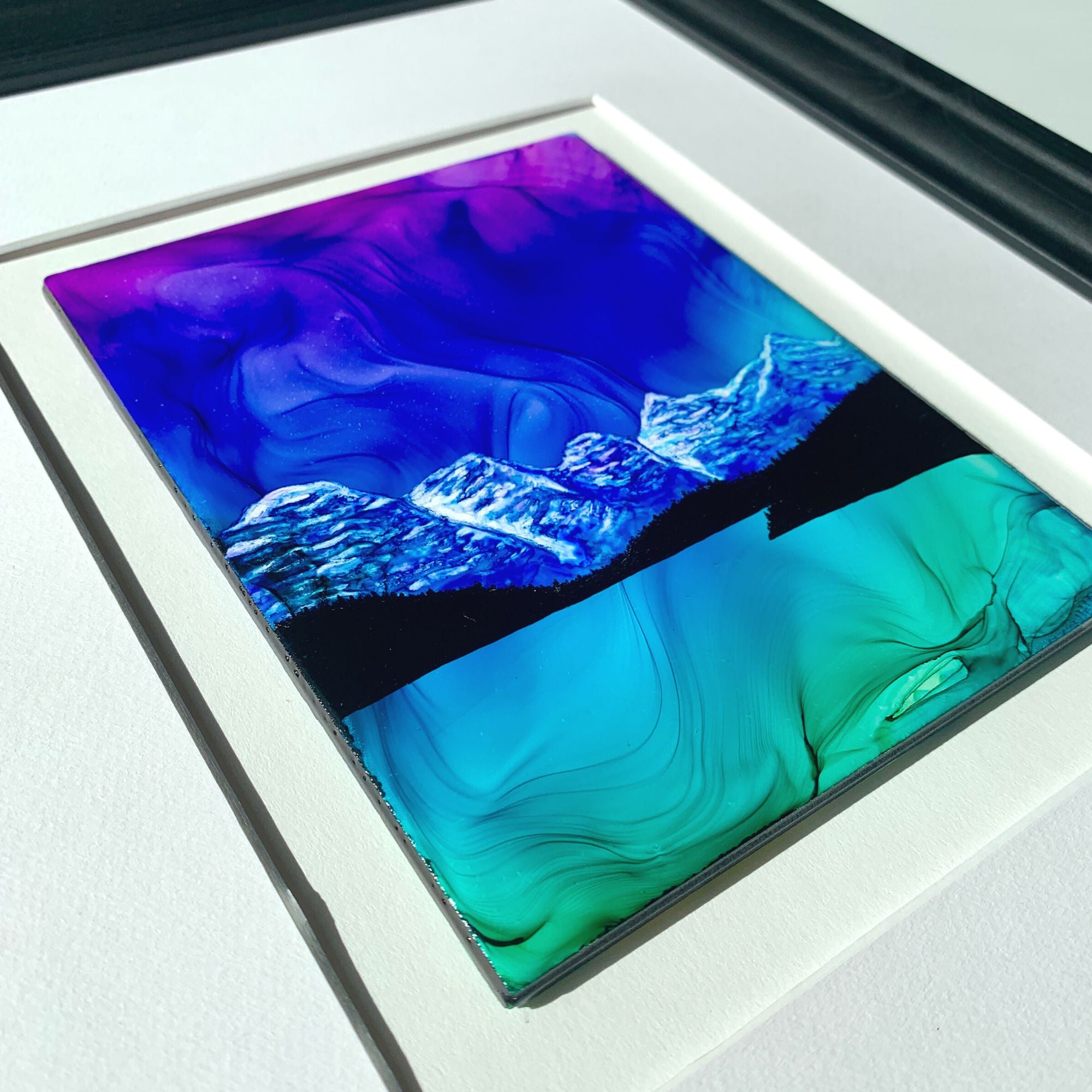 Glory Of Morraine Lake - Original - 15" x 19" Framed