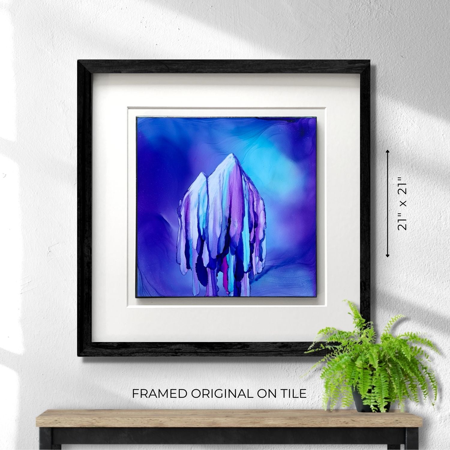 I AM Enough - Fire Made Art By Shauna Liora 