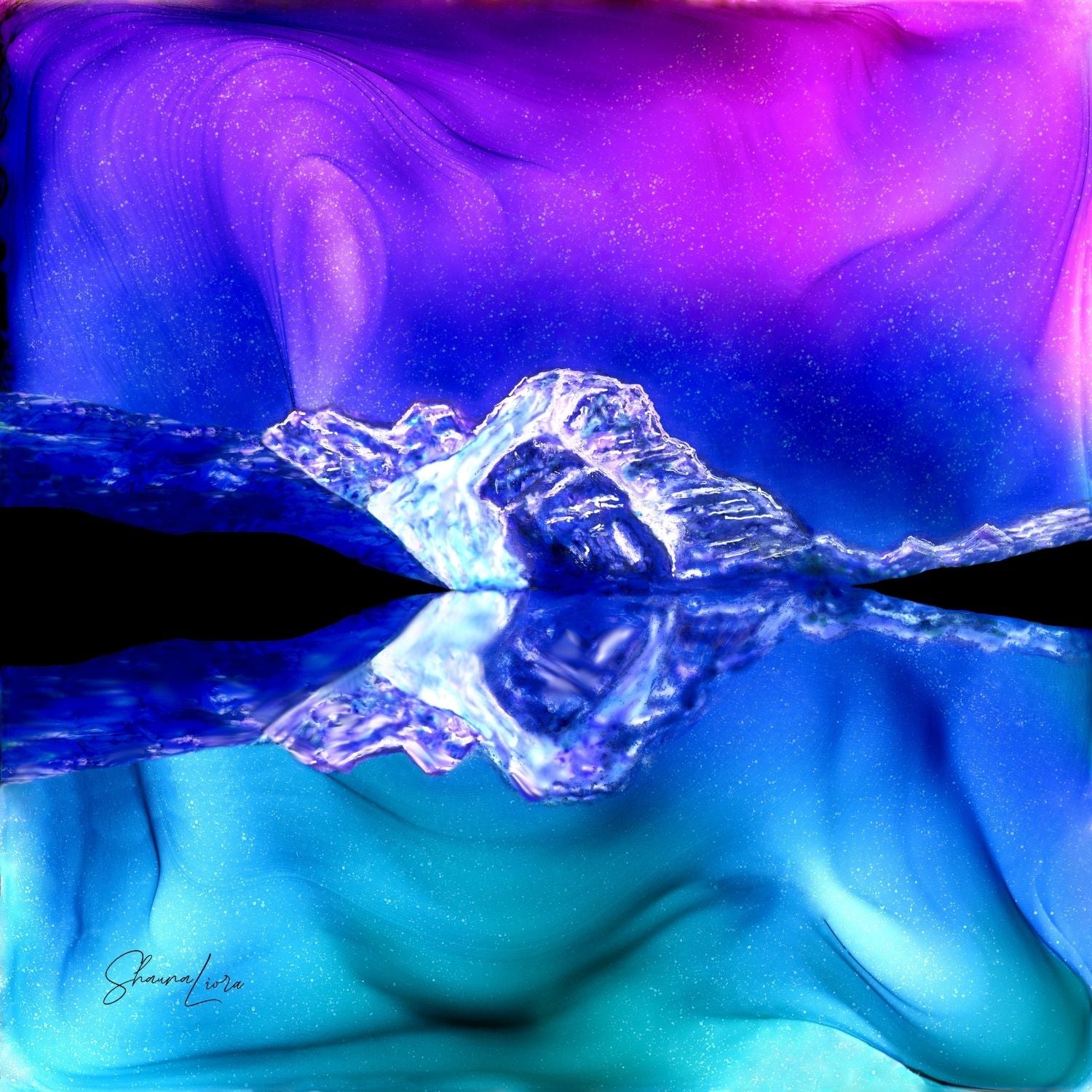 MountRobsonRising-FireMadeArtByShaunaLiora