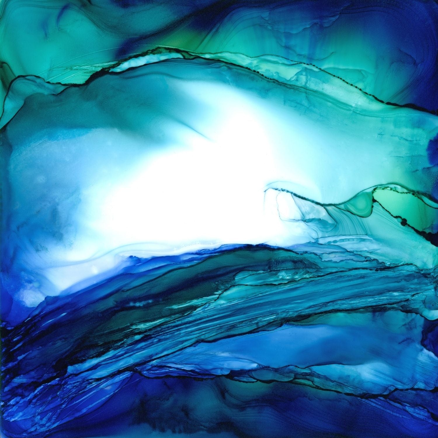 Ocean Of Joy - Fire Made Art By Shauna Liora 